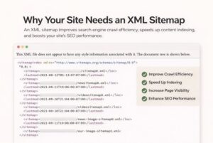 Why your site needs an XML sitemap shown with sitemap index XML code and SEO benefits for improved crawl efficiency