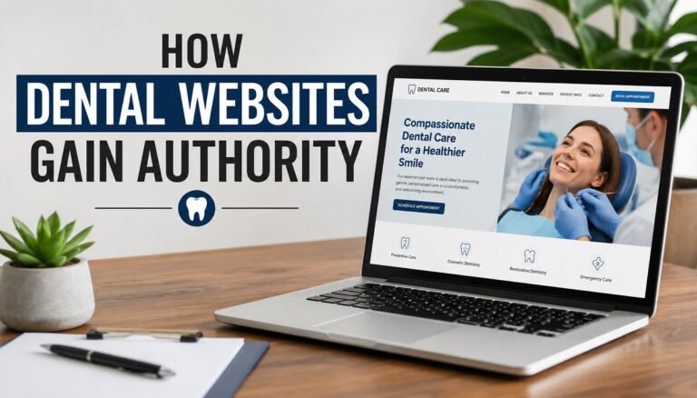 Dental websites gain authority through SEO optimization and trusted online branding