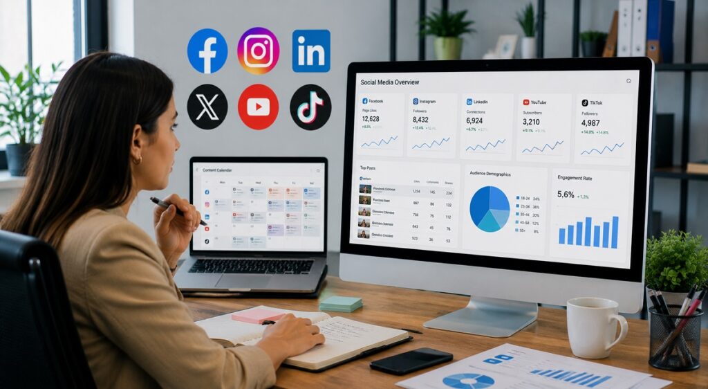 Social media marketing strategy for dental implant patient engagement and brand visibility