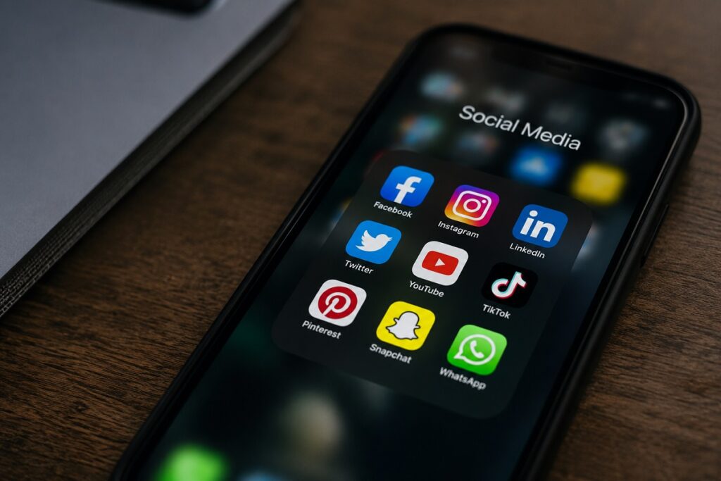 Social media marketing apps supporting dental implant brand visibility and patient engagement.